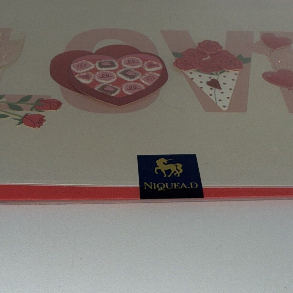 Lot Of 2 Niquea.D Dimensional Valentine's Day Greeting Cards- Upscaled Quality!