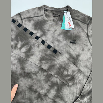 $90 Smartwool Vans Men's All-Season Merino Wool Base L/S Shirt-Black-Medium -New