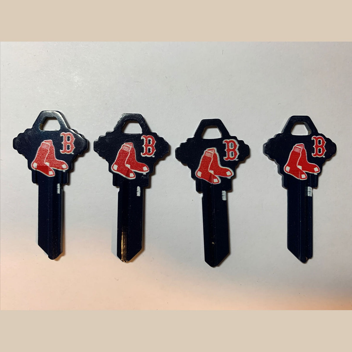 Lot 4 Keys House / Office Blank Keys SC 1 -  4 Boston Red Sox