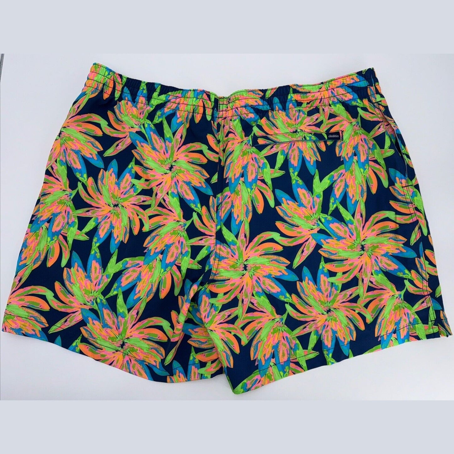 $70 Chubbies The Ocean Flowers 5.5" Inseam Swim Trunks-Multi -2XLarge -New Tag