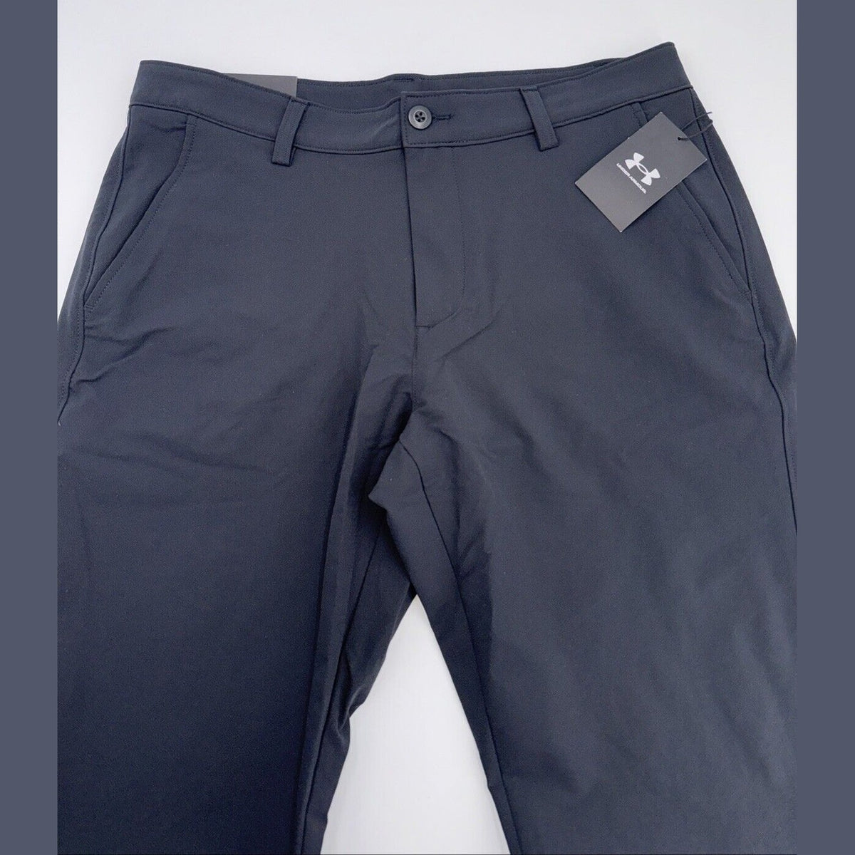 $70 Under Armour Men’s Wicking Golf Straight Flat Front Pants-Black-Size:34W 30L