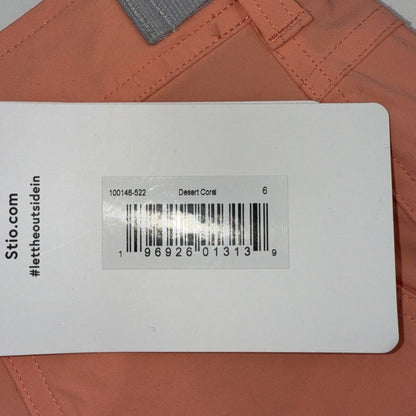 $129 STIO Women’s Lightweight Cut Bank UPF 50 Pants- Desert Coral- Size: 6 - New