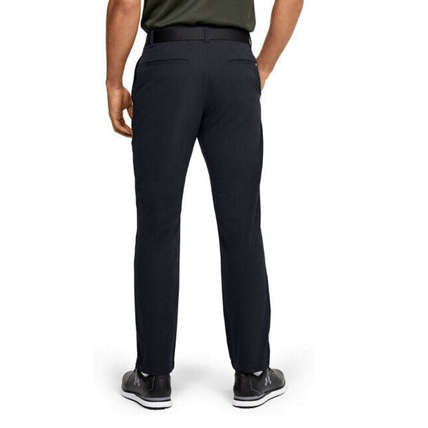 $70 Under Armour Men’s Wicking Golf Straight Flat Front Pants-Black-Size:34W 30L