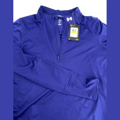 $80 Under Armour Women’s 1/2 Zip Top Running  Qualifier Run 2.0-Purple-Medium