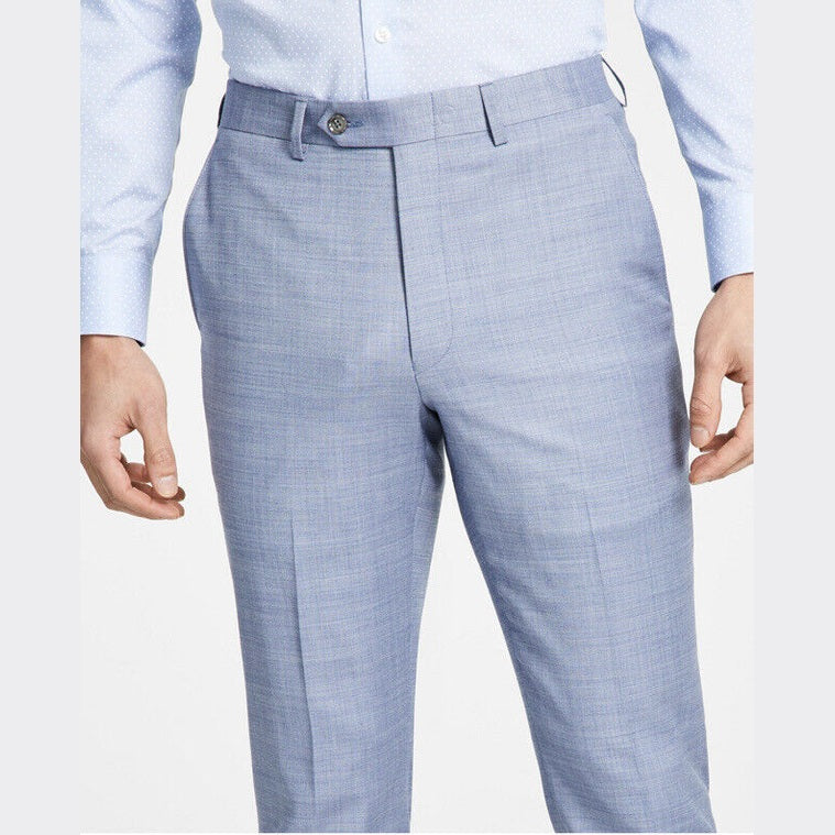 Calvin Klein Men’s Skinny Fit Jayden Dress Pants-Light Blue-32W X 34L - New