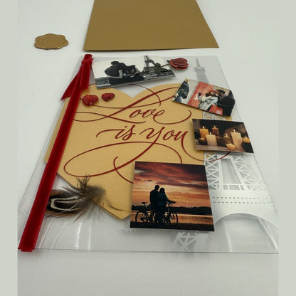 Lot Of 2 Niquea.D Dimensional Valentine's Day Greeting Cards- Upscaled Quality!