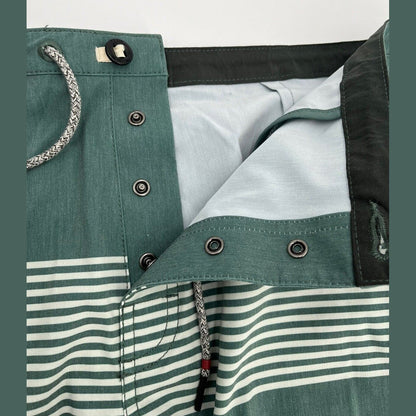 $65 Katin Men’s Hybrid Roam Trunk Shorts -Green Dark Teal-Size: 36" W - NEW