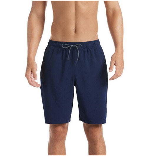 NIKE Men’s Shorts Swim Trunks Content Volley 9”- Navy/Blue -Small - New
