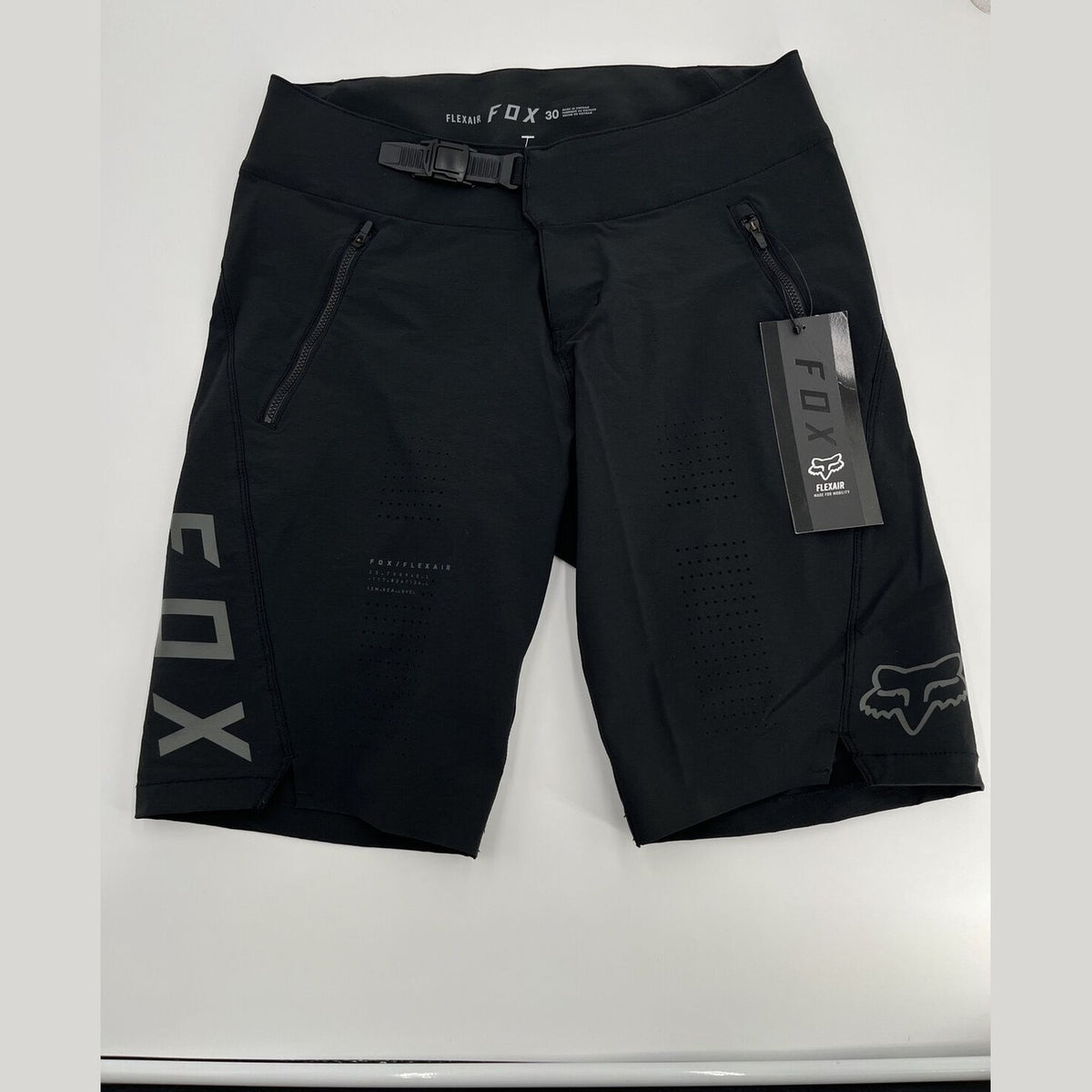 $110 Fox Racing Flexair SP23 Mens MTB Mountain Bike Shorts- Black- Size: 28W-New