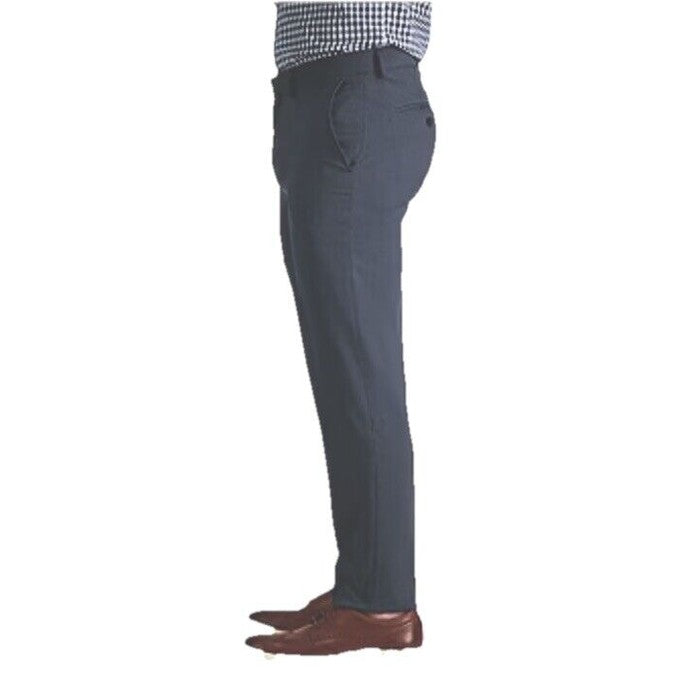 Haggar Men’s Perfect Fit Comfort Straight Slim Fit Dress Pants- Ink - 32Wx34L
