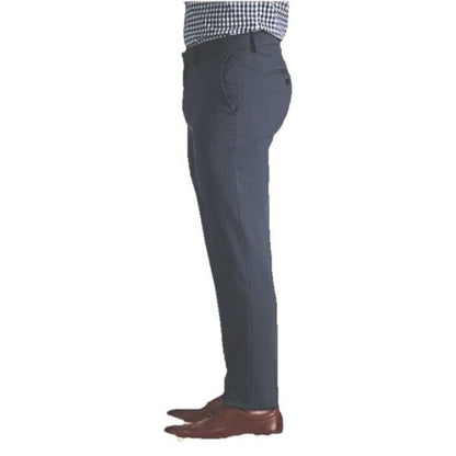 Haggar Men’s Perfect Fit Comfort Straight Slim Fit Dress Pants- Ink - 32Wx34L