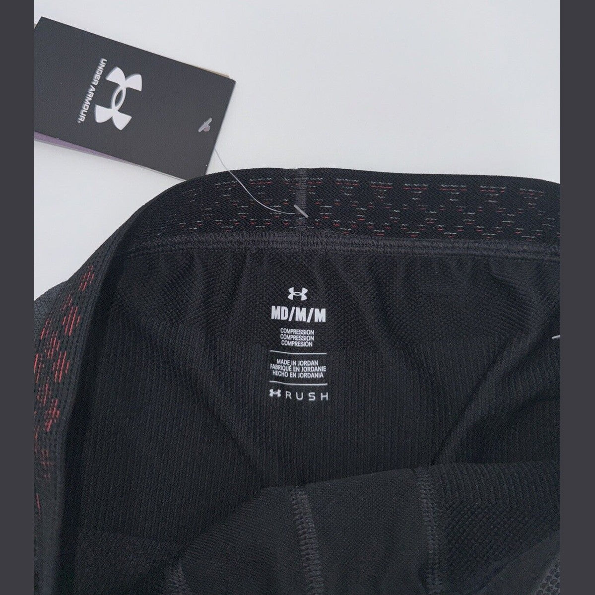 $100 Under Armour Men’s Rush Sl Legging Baselayer Bottoms- Black- Medium-New Tag