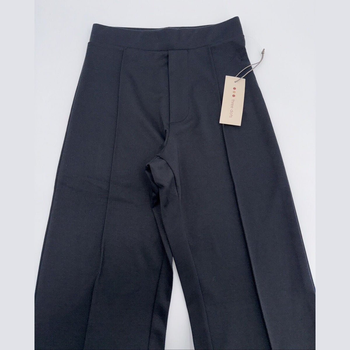$89 Three Dots Women’s Isabella Flare Pants- Black - Medium- New Tags