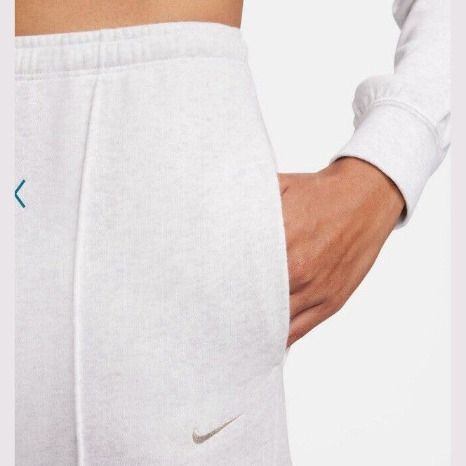 Nike Women's Sportswear Chill Terry High-Waisted Joggers-Birch Heather-Large