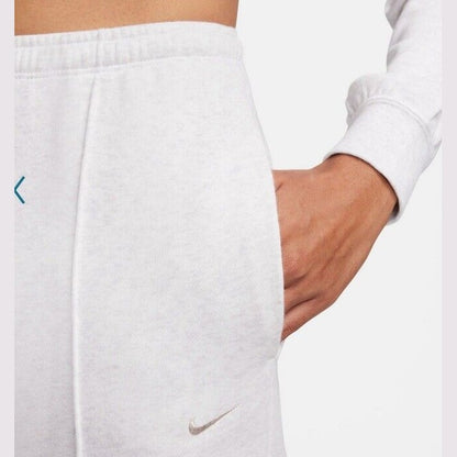 Nike Women's Sportswear Chill Terry High-Waisted Joggers-Birch Heather-Large