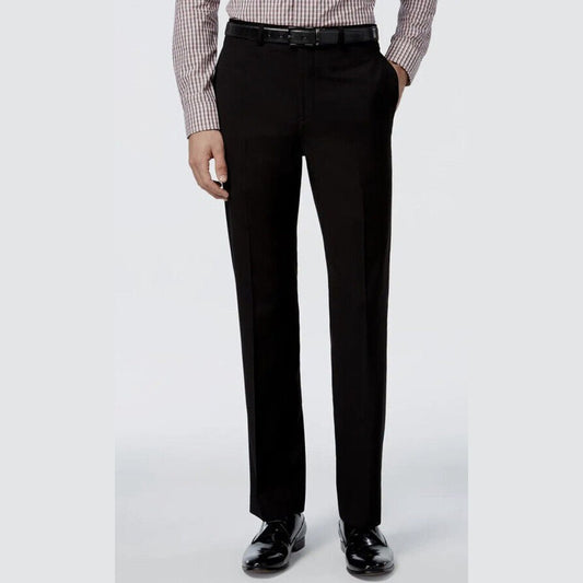 Calvin Klein Jerome Dress Pants Men's 34Wx34L- Black- Slim-Fit Stretch NEW