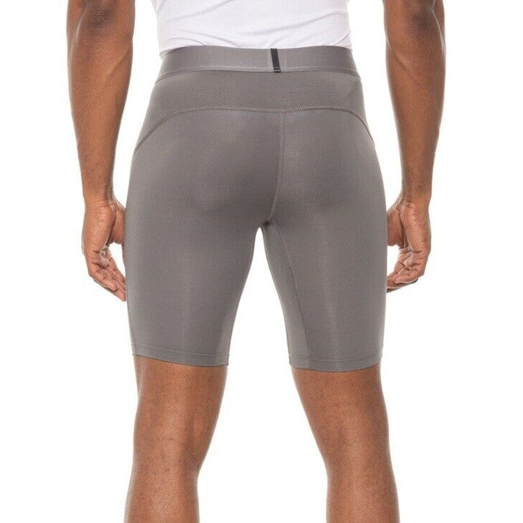 Adidas Men’s Techfit Aeroready Training Tights Compression Shorts-Grey-2XLarge