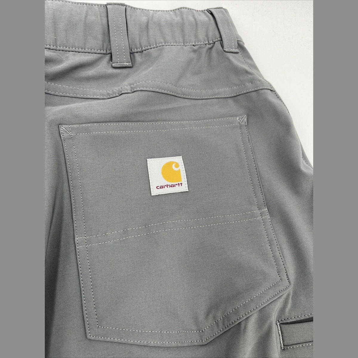 $98 Carhartt Men’s Force Sun Defender Lightweight Pants-Steel-Medium Short-New