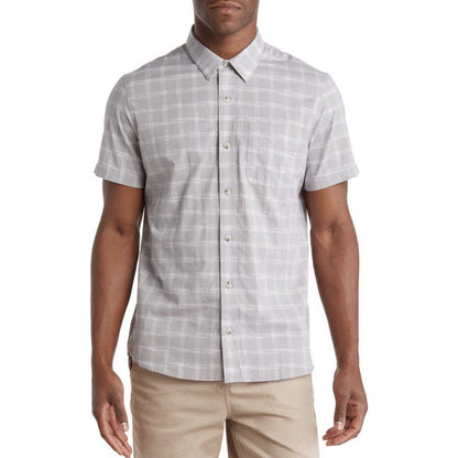 Travis Mathew Rancho Mirage Button Shirt - Heather Sharkskin -Medium- New Tags