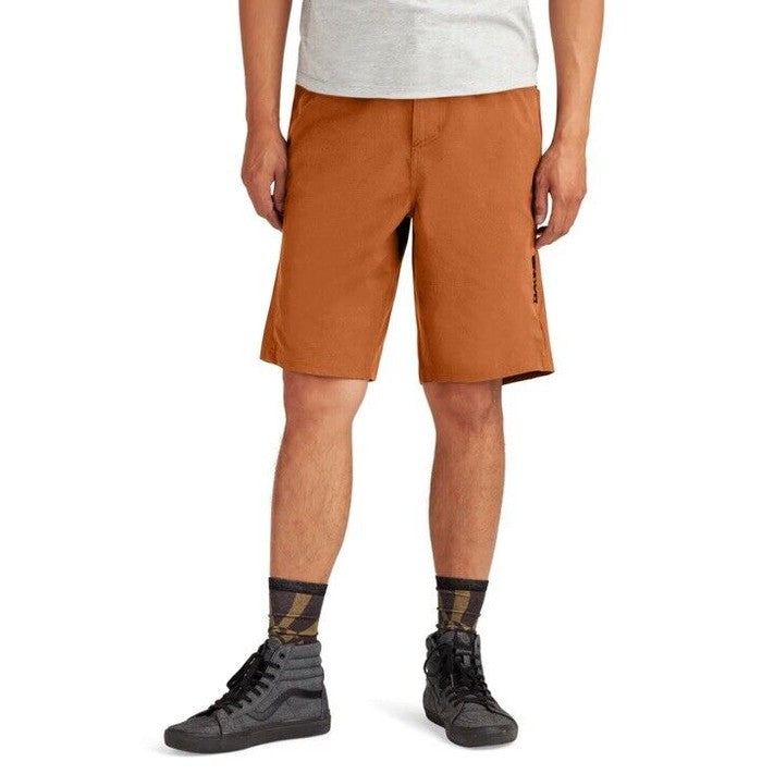 $95 Dakine Men’s Leeward Windproof Bike Cycling Shorts-Orange-Medium-New