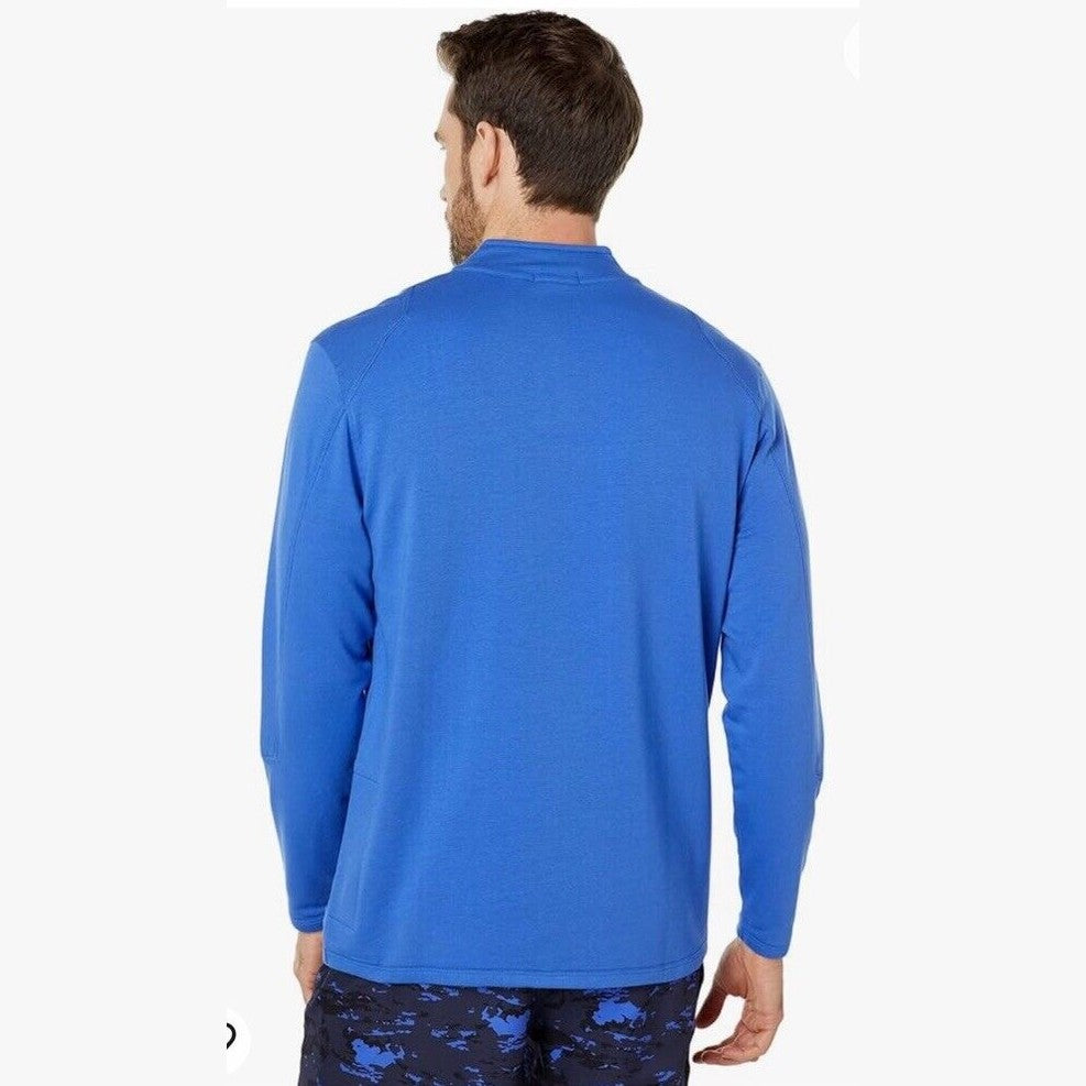 $88 Tasc Apex Fleece 1/4 Zip Pullover Jacket- Imperial Blue-Size: Medium-New