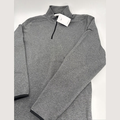 $80 Nike Men’s Golf Top Shirt 1/4 Zip Victory Pullover DN1947- Grey - Medium-New