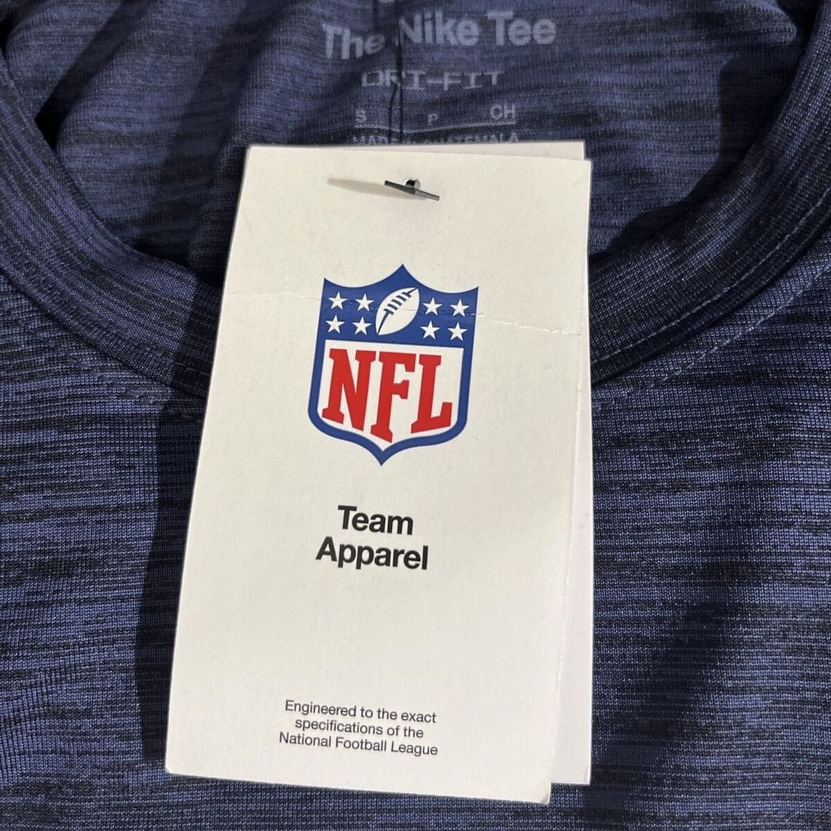 Nike Men’s Denver Broncos Micro T Shirt NFL - Blue/Orange-Small-New Tag $40