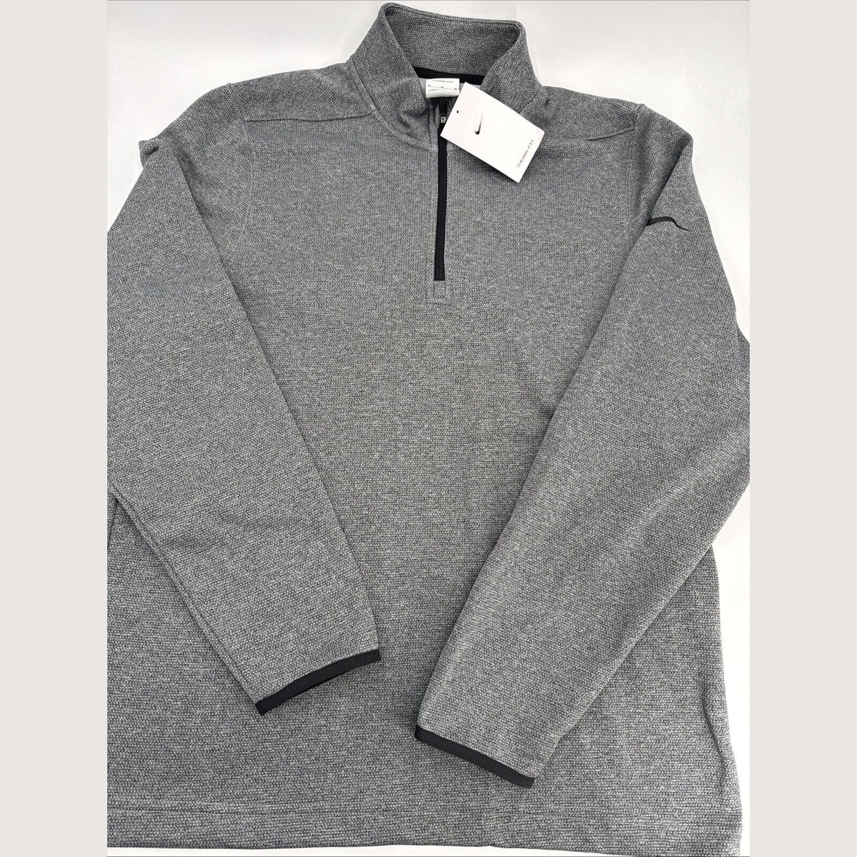 $80 Nike Men’s Golf Top Shirt 1/4 Zip Victory Pullover DN1947- Grey - Medium-New