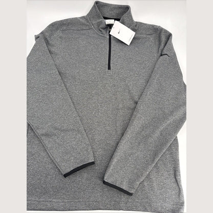 $80 Nike Men’s Golf Top Shirt 1/4 Zip Victory Pullover DN1947- Grey - Medium-New