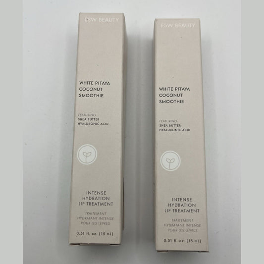 Lot of 2 ESW Beauty White Pitaya Coconut Advanced Smoothing Lip Treatment 0.51oz
