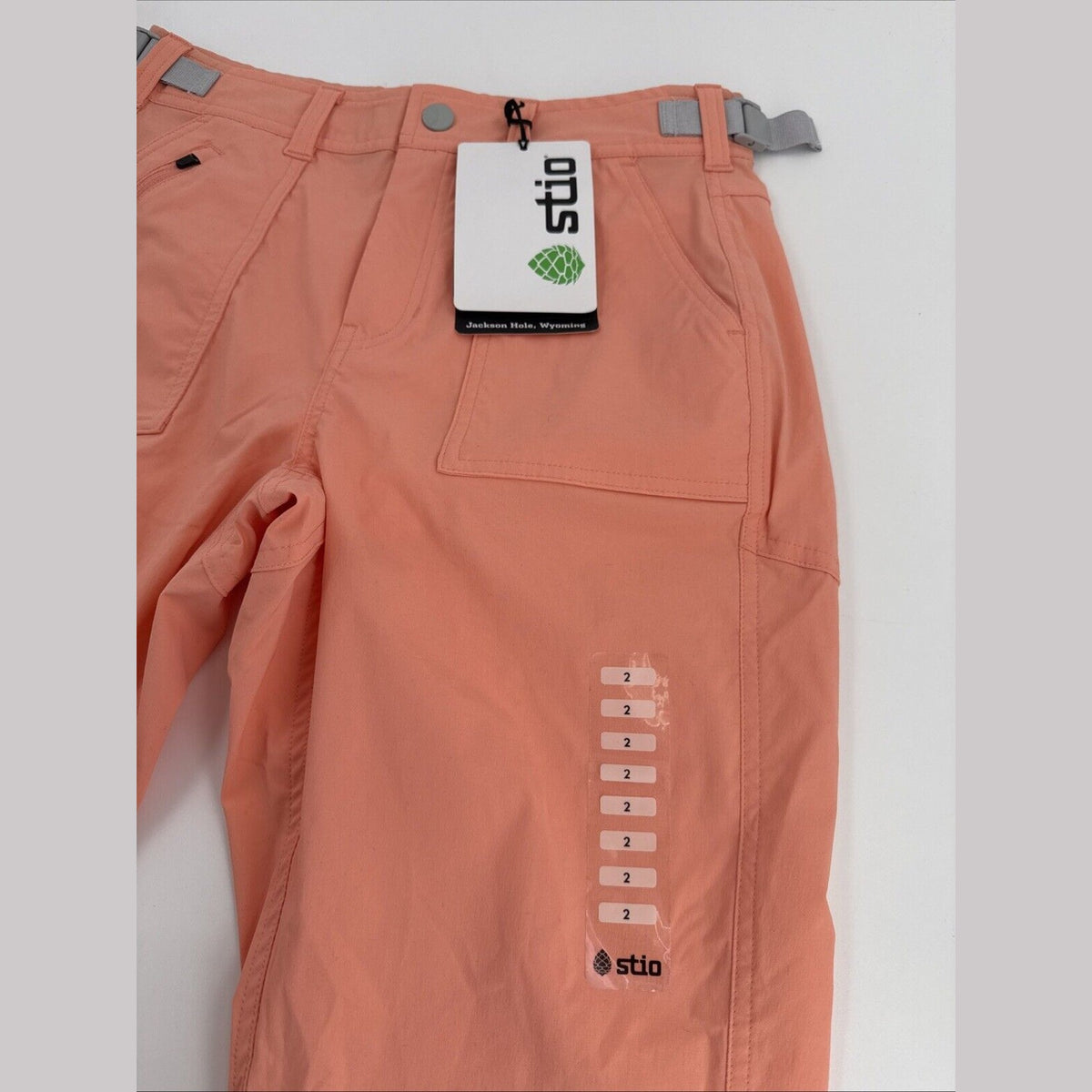 $129 STIO Women’s Lightweight Cut Bank UPF 50 Pants- Desert Coral- Size: 2 - New
