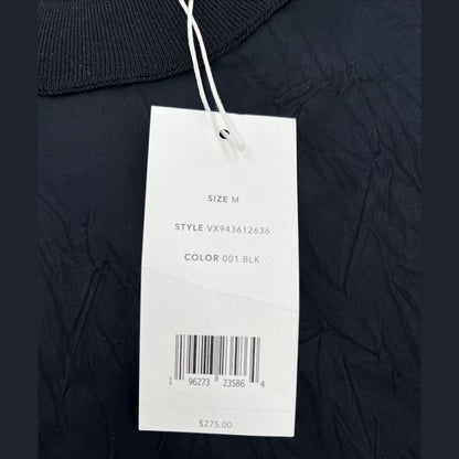 $275 Vince Women’s Sleeveless Satin Blend Top VX943612636- Black- Medium-New Tag