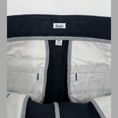 $89 Katin Men’s Kraft Pants Chino Size Cotton Spandex Stretch Pants-Navy-30W 31L
