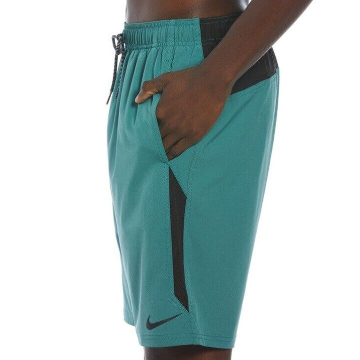 NIKE Men’s Contend Shorts Swim Trunks Volley 9” - Aquarius Blue- Small -NWT $60