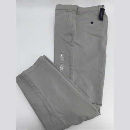 $80 Tommy Hilfiger Men The Flex Chino Cotton Casual Pants -Drizzle Grey-32W 30L