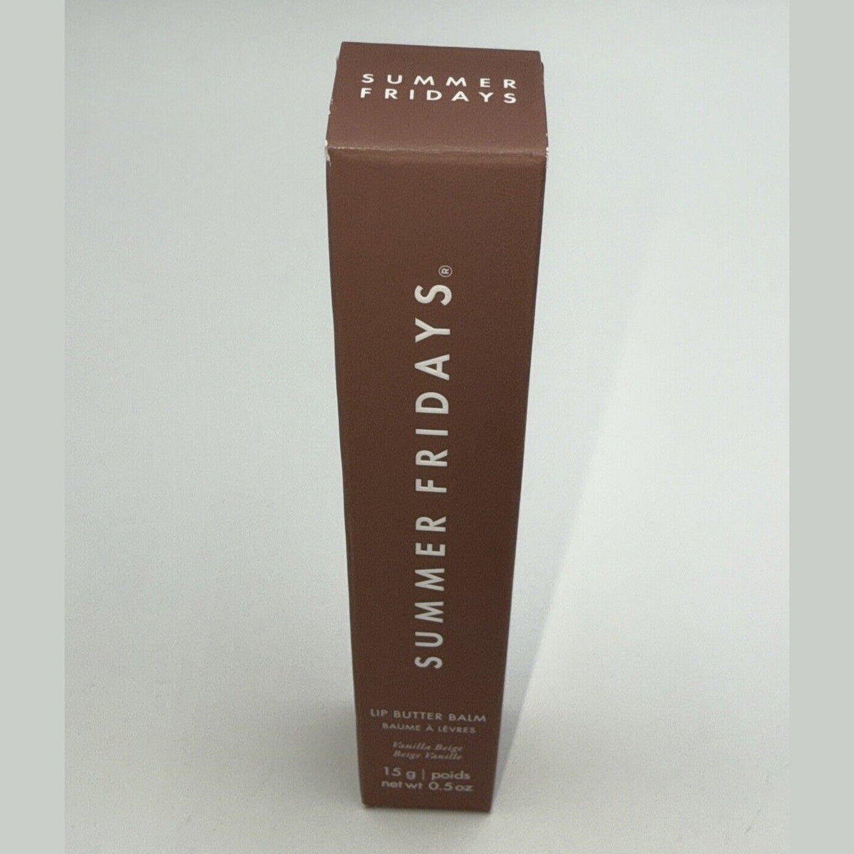 Summer Fridays Vanilla Beige Lip Butter Balm 0.5oz/15g BNIB on Hard to Find