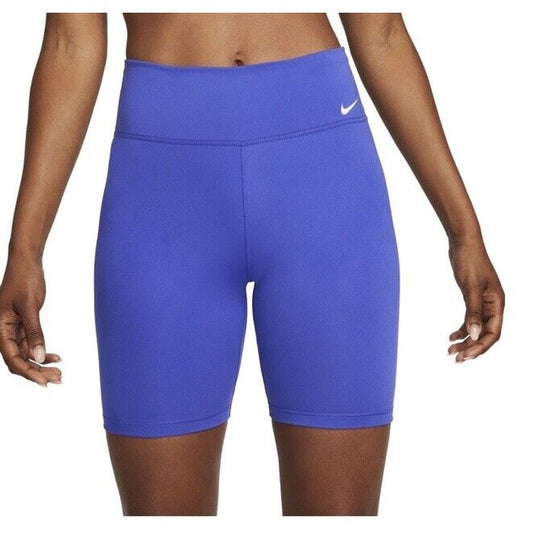 Nike One Womens Midrise Bike Shorts - Purple- XSmall  MSRP $45