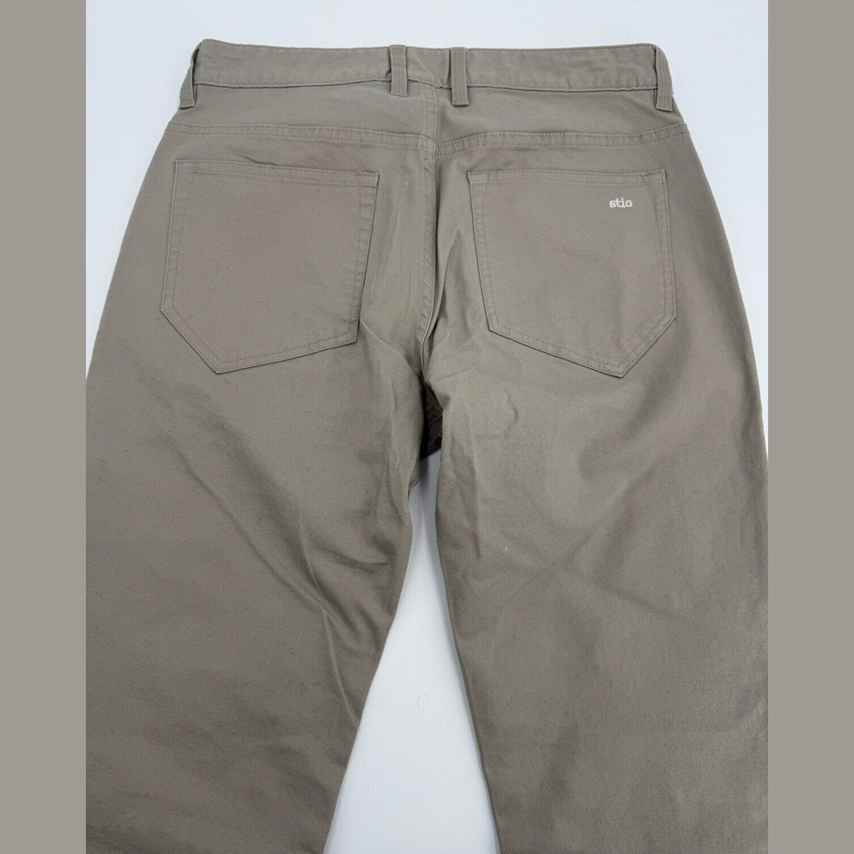 $100 Stio Men’s Organic Rivet Canvas Utility Pants- Talus- Size: 30 Long -New
