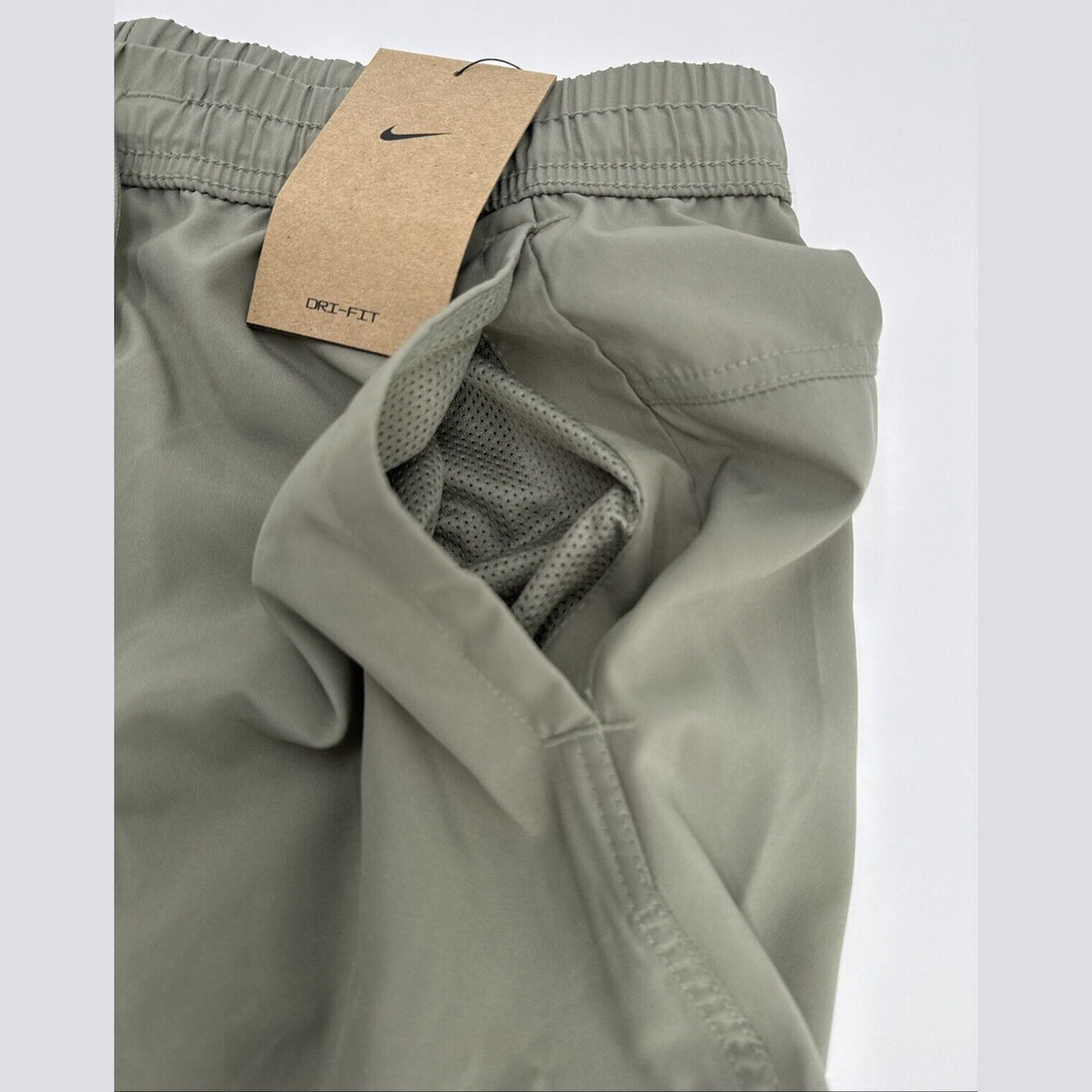 Nike Men's Form Dri-FIT 7" Unlined Versatile Shorts- Light Army- Medium- New Tag