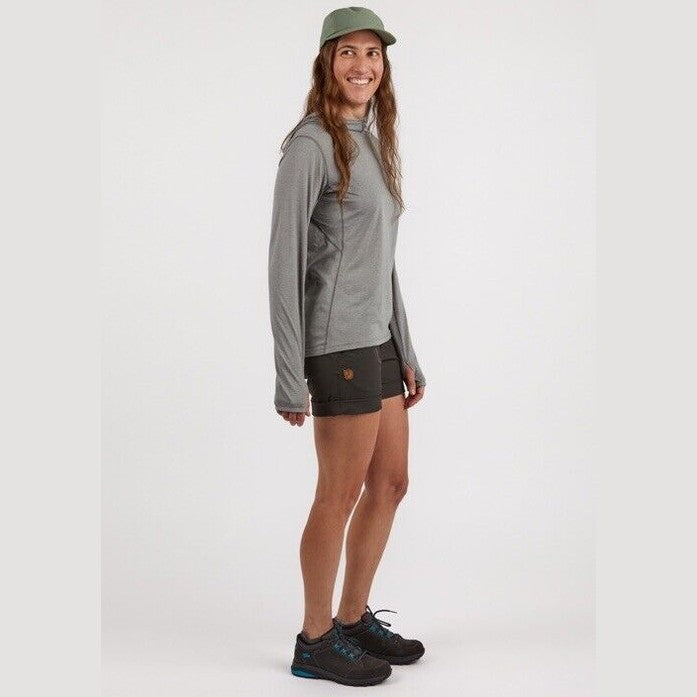 $90 FjallRaven Women’s Abisko Stretchy Trekking Shorts-Dark Grey-30/31” (EU40)