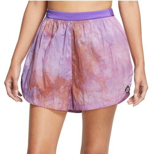 Nike Women's Dri-FIT Repel Mid-Rise 3” Trail Running Short- Sundial- Large