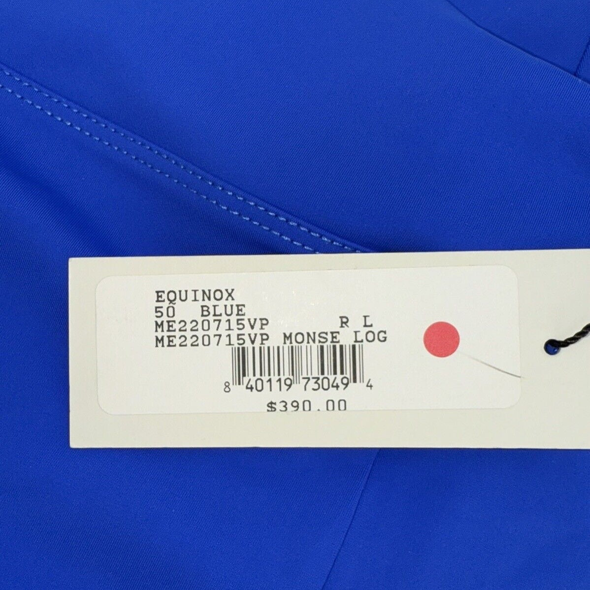 $390 MONSE Designer Blue w/ White Logo Print High Waist Leggings ME220715-Large