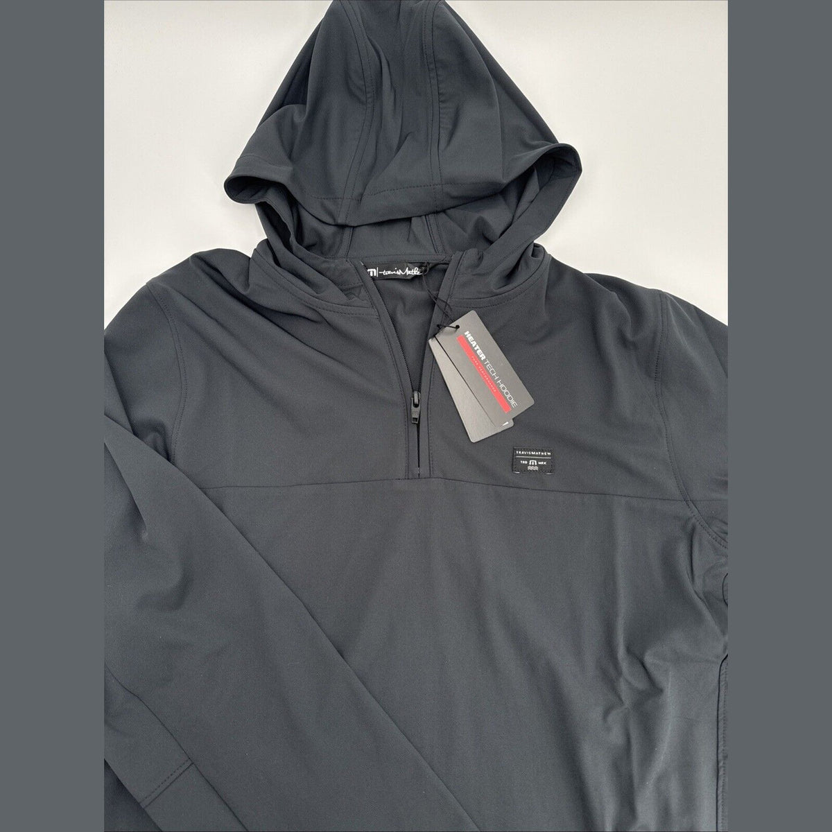 $150 Travis Mathew Men’s Ancient Ruins Soft Micro Hoodie-Black- Small- New Tags