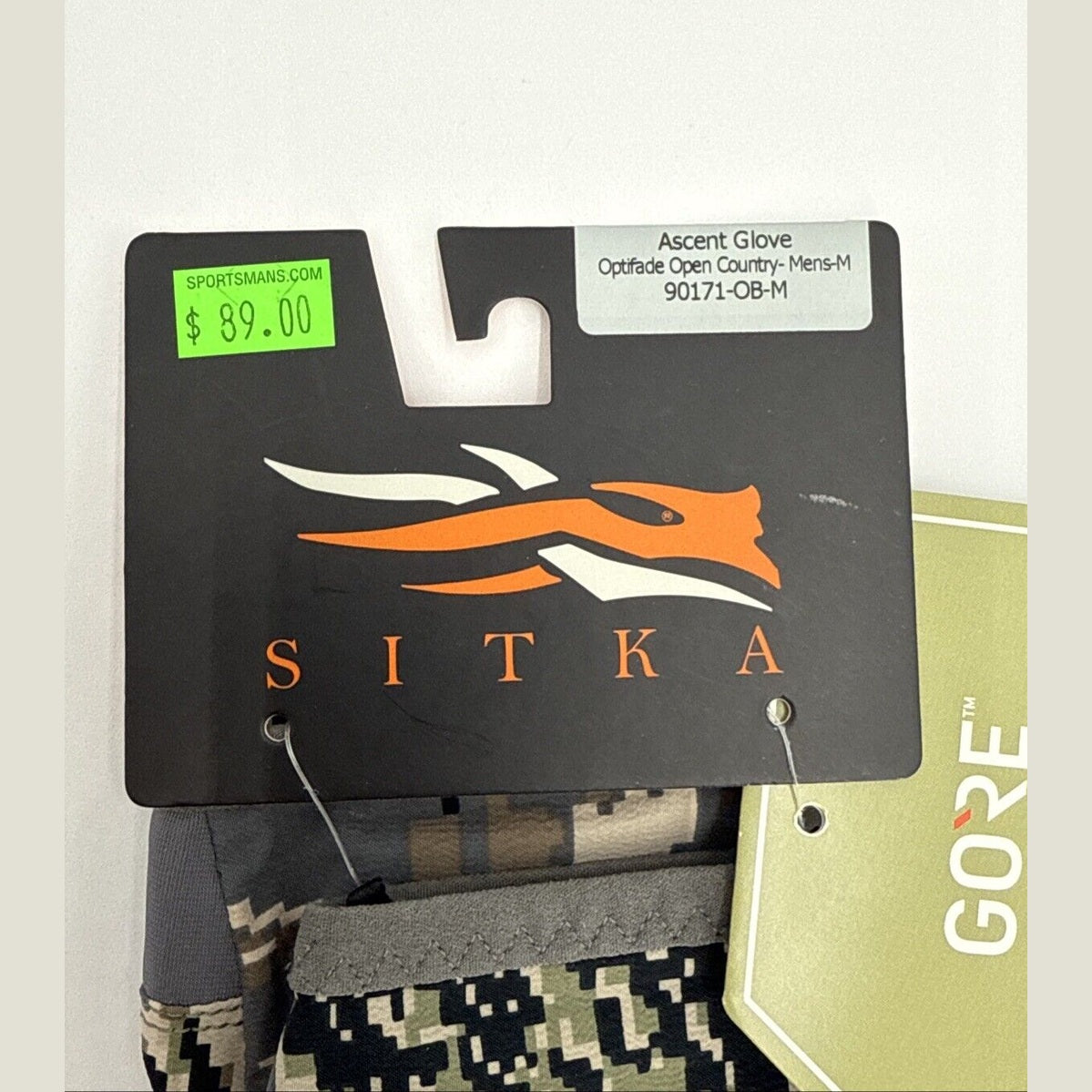 $89 Sitka Ascent Glove Optifade Open Country Medium 90171-OB-Medium- New Tags