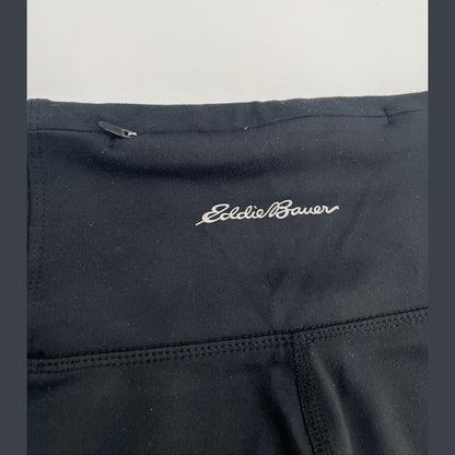 $45 Eddie Bauer Women’s Alcove Compression Shorts- Black-Medium-New Tag