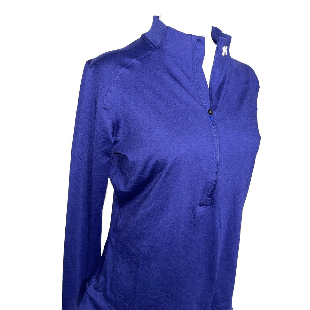 $80 Under Armour Women’s 1/2 Zip Top Running  Qualifier Run 2.0-Purple-Medium
