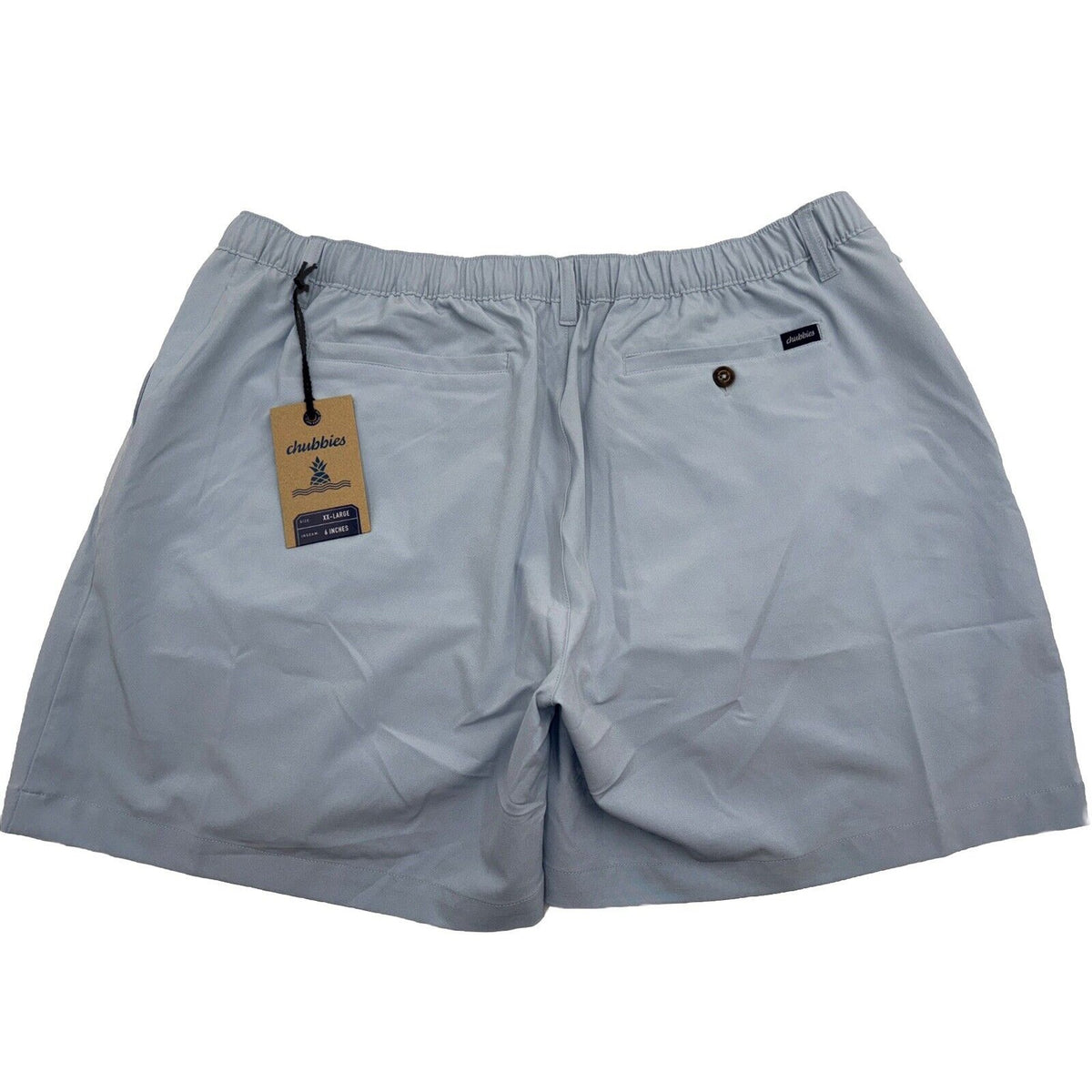 $65 Chubbies Men’s Everywear Tech Fabric 6” Shorts (2025 Version) Blue- 2XLarge