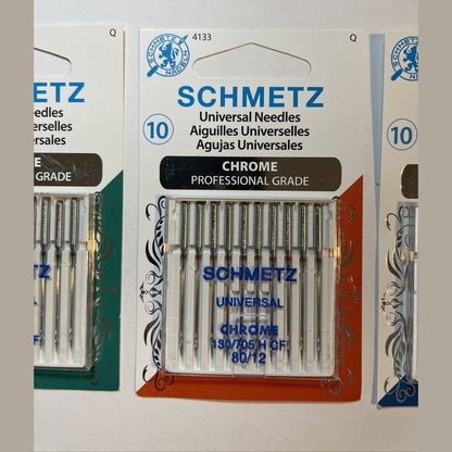 (4) Euro-Notions Schmetz Chrome Universal Machine Needles-Size Combo