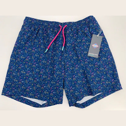 $68 SSCO Southern Shirt Co. Men’s Lined 5.5"  Swim Trunks-Open Late-Small-New