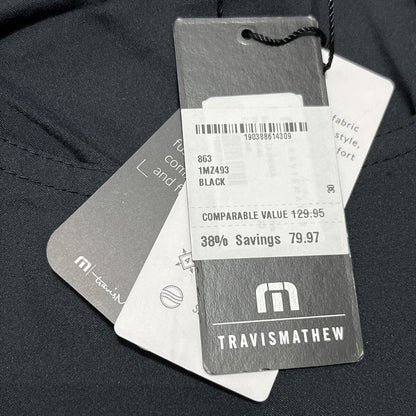 Travis Mathew Alta Cresta Lightweight Pants-Black- Size: 30W-New Tag $128